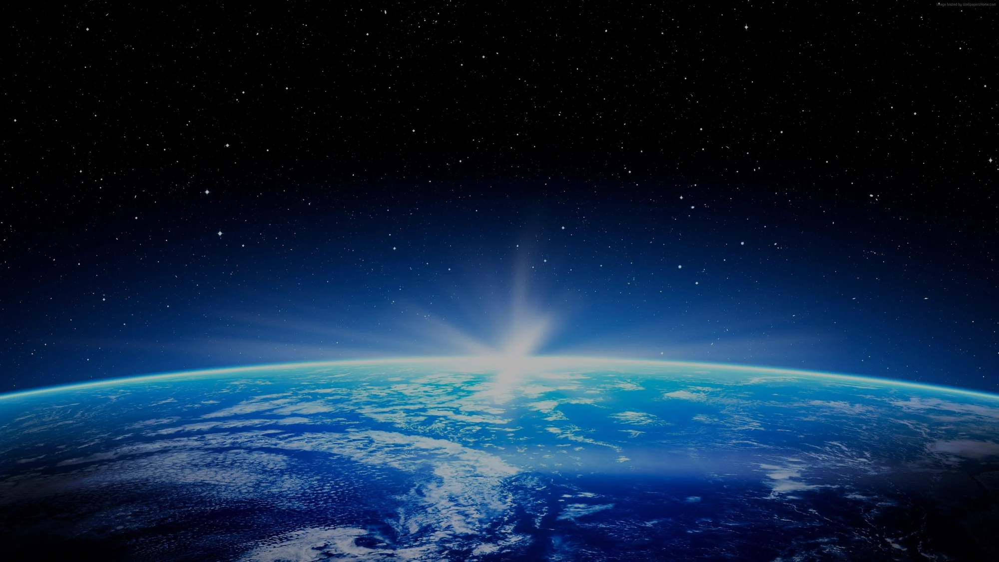Planeta Terra visto do espaco